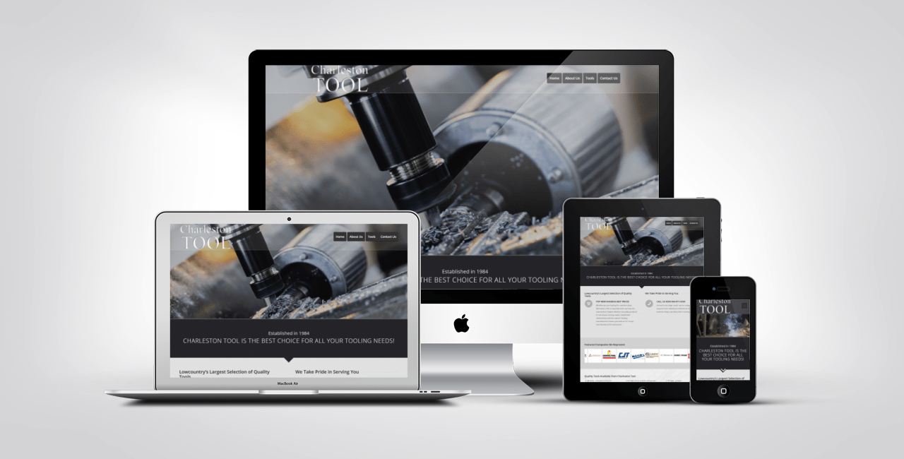 Charleston Tool Company 5 Web Design Portfolio Example