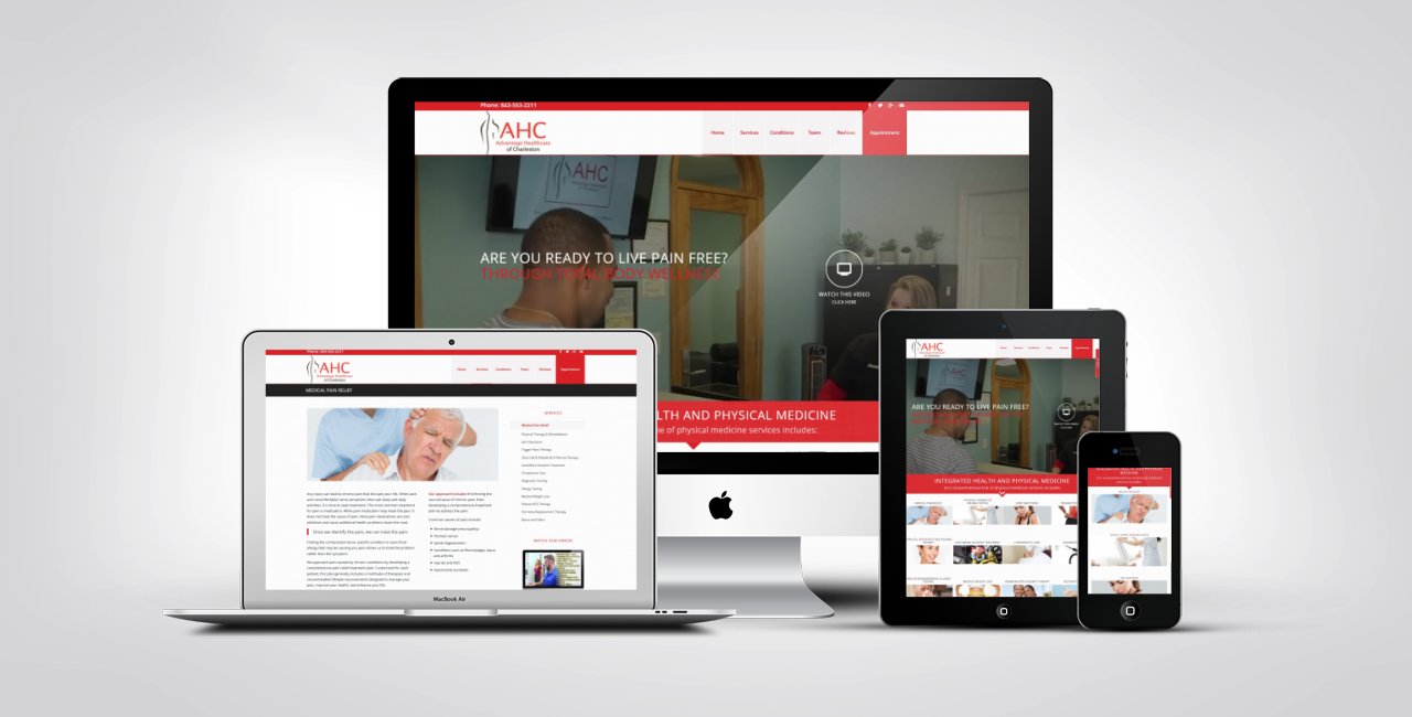 Advantage Healthcare of Charleston 9 Chiropractor Website