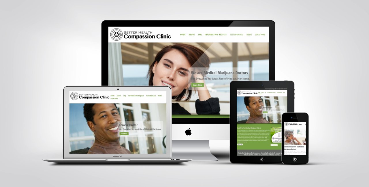 Compassion Clinic 10 Medical Marijuana Doctor Website Design